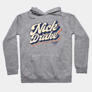 Nick Drake - Pink Moon / Retro Layered 90's Hoodie